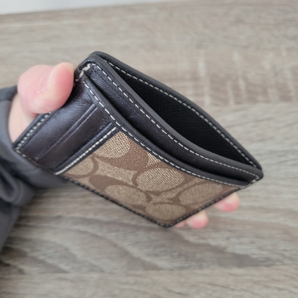 Coach Small Card Holder 3" x 4" - Picture 3 of 3